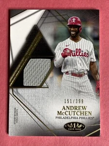 2022 Topps Tier One Game Used Relic /399 Andrew McCutchen Philadelphia Phillies - Picture 1 of 3