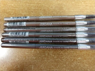 4 Pack: Jordana Shape N' Tame Retractable Brow Pencil-Choose Shade  12E - Image 1 of 3