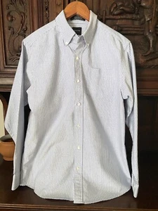 Jungen Arrow 18 Oberhemd L/S Baumwollmischung Button Down blau weiß gestreift - Bild 1 von 8