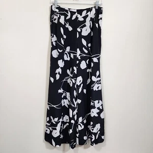 J. Peterman fully lined 100% silk floral pint wide legged pants woman's size 10 - Picture 1 of 11