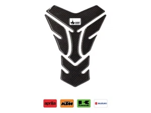 Juego de pegatinas de almohadilla de tanque de fibra de carbono de poliuretano 6D para Aprilla KTM Kawasaki Suzuki - Imagen 1 de 5