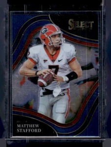 Selecciones del draft Panini Select 2022 #150 Matthew Stafford azul (base minorista) Georgia - Imagen 1 de 2
