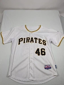 Camiseta deportiva auténtica Majestic Pittsburgh Pirates MLB Jones #48 para hombre talla 50 defectuosa - Imagen 1 de 17