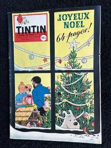 HEBDO TINTIN 1re SÉRIE N°530 COUVERTURE HERGÉ CALENDRIER 1959 EN TRÉS BON ÉTAT - Imagen 1 de 5
