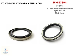 26-823894 Öldichtung für Mercruiser Alpha One I & II Z-Antriebe Innenborder x2St - Picture 1 of 10