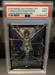 2025 MTG DFT Cursecloth Wrappings Japan Showcase Foil #400 PSA 9 - Bild 1 von 2