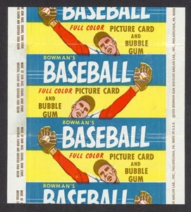 1955 Bowman Baseball 1 ¢ Wax Pack Repeat Wrapper Elston Howard Rookie RC - Bild 1 von 2