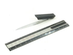 Vintage Desk Set Eastern Scrap Iron & Metal Brewer, Maine Ruler, Stapler, Opener - Picture 1 of 8