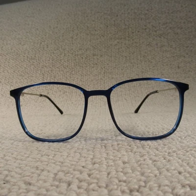 Glasses Frames 5004 Blue Oval Full Frame Eyewear Spectacles - Image 1 of 4
