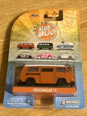 Jada Punch Buggy Slug Bug Volkswagen T3 Bus Vanagon Westfalia Campervan Orange - Image 1 of 2