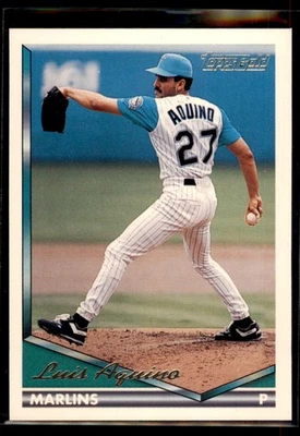 1994 Topps Gold Luis Aquino #76 Florida Marlins - Image 1 of 2