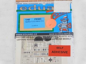 1/48 Eduard Seafire FXVII Interior Cockpit Photo Etch Detail Set For Airfix 583 - Picture 1 of 1