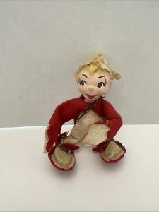 Vintage Jump Jump Elf Red And White Elf 1940s - Picture 1 of 5