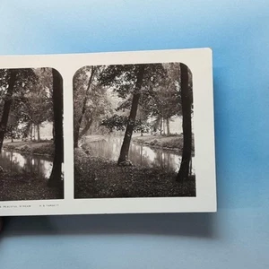 England Stereoview C1900 Real Photo Stereoscope Competition Rural Scene Targett - Picture 1 of 3