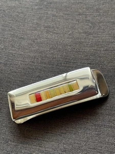 Paul Smith Authentic Money Clip Silver 925 Resin Multicolor Men's Accessories - Picture 1 of 8