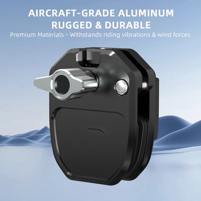 Motorcycle Windshield Clip Camera Mount for DJI Osmo 360/Action 5 Sports Camera - Image 1 of 4