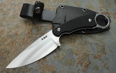 GUANGXI SANRENMU HARDWARE TECHNOLOGY CO.,LTD Sanrenmu S768 Messer Fixed Blade 12C27 Stahl G10 Griff Jagdmesser