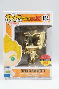 Funko Pop! Dragon Ball - Vegeta Super Saiyan Gold #154 Toy Tokyo 2018 - Picture 1 of 5