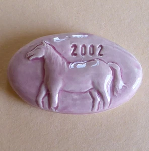 Fève artisanale du MH - Horoscope Chinois - Année 2002 : le Cheval - Imagen 1 de 1