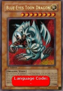 Yugioh-Blue-Eyes Toon Dragon-Secret selten-UNL-MRL 000 (BESCHÄDIGT) - Bild 1 von 1