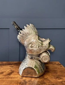 Cooler Affenkopf Weinflaschenhalter | Farbe: Silber - Bild 1 von 7