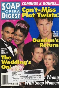 Soap Opera Digest July 15, 1997 SHEMAR MOORE-CHARLES KEATING-PORT CHARLES GUIDE - Foto 1 di 3