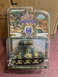 Batallón Greenlight 64. Lanzacohetes M4 Sherman 1945 Ejército de los Estados Unidos Segunda Guerra Mundial camuflaje - Imagen 1 de 1
