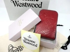 Vivienne Westwood Estuche de Cigarrillos ROJO Cuero Orbe Accesorios Como Nuevo Conjunto Perfecto - Imagen 1 de 16