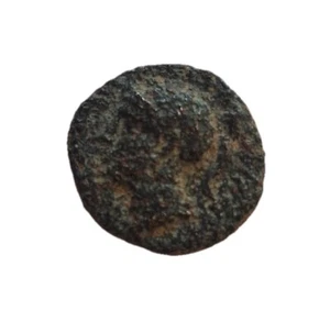 EVAGORAS SALAMIS CYPRUS ATHENA WEARING CORINTHIAN HELMET PROW OF GALLEY COIN - Picture 1 of 9