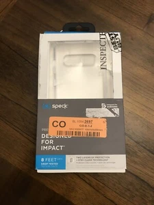 Authentic Speck Presidio Stay Clear for Samsung Galaxy S10 Plus + CLEAR-OPENBOX - Picture 1 of 3