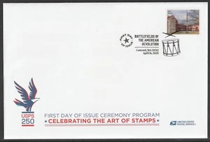 US 5977g Battlefields of Revolution Trenton Ceremony Program FDC 2025 - Picture 1 of 3