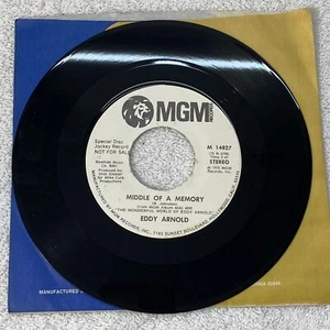 Eddy Arnold - Middle Of A Memory 1975 7", Promo MGM Records M14827 - Bild 1 von 3