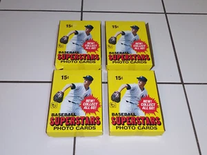 1980 Topps Baseball Superstars Box - NEU - RIESIGES Lot - GROSSE Fotokarten - Vintage - Bild 1 von 2