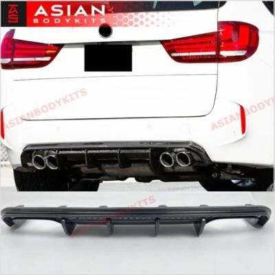 CARBON FIBER REAR DIFFUSER  LIP SPOILER  for BMW X5M F85 X6M F86 2014 - 2019 - Image 1 of 4