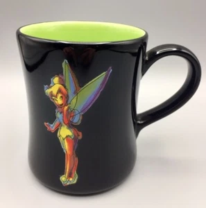 Disney Store Tinker Bell Black Green Ceramic Large Coffee Mug Or Tea Cup Nice - Picture 1 of 9