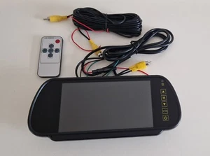 7 Inch Rearview LED Car Mirror Monitor Bluetooth Touch Screen Remote Control - Picture 1 of 4