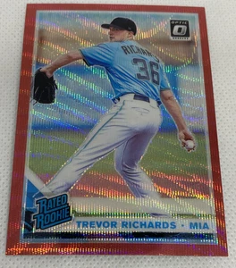 2019 Donruss Optic Red Prizm Wave #80 Trevor Richards RC - Picture 1 of 2