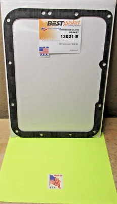 1949 - 1954 LINCOLN HYDRAMATIC TRANSMISSION OIL PAN GASKET BEST USA 12 BOLT - Image 1 of 4