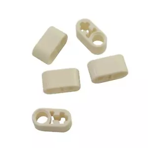 5 NEW LEGO Technic, Liftarm Thick 1 x 2 - Axle Hole White - Picture 1 of 1