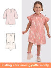 SEWING PATTERN Sew Girls Clothes Clothing Dress Long Short Sleeves Easter 10947