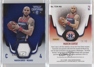 2015-16 Panini Totally Certified Materials Blue /99 Marcin Gortat #TCM-MG
