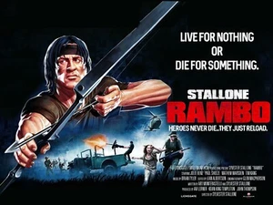 JOHN RAMBO: ERSTER BLUTTEIL 4 2008 Quad Poster Druck 30x40" Stallone KOSTENLOSER VERSAND - Bild 1 von 1