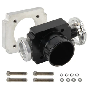 Universal Performance 65MM Intake T6 Aluminum Throttle Body CNC W/ Adapter Plate - Picture 1 of 11