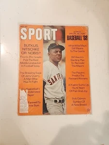 1968 Sport magazine Willie Mays - Picture 1 of 2