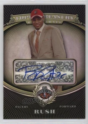 2008-09 Topps Treasury Rookie Refractor Auto Brandon Rush #132 Rookie Auto RC Foto 1 de 2