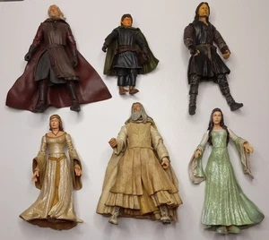 Lord of The Rings Action Figure Lot of 6 - Gandalf Has Damage - Picture 1 of 4