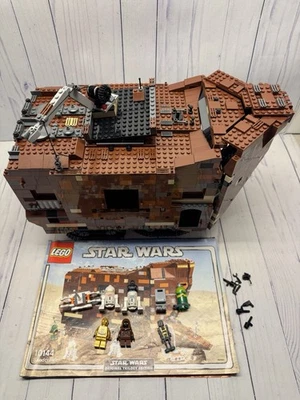 Lego # 10144 ~ Star Wars Sandcrawler con instrucciones (2005) ~ Faltan minifiguras Foto 1 de 4