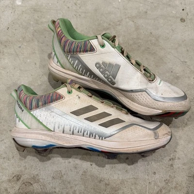 Chuteiras de beisebol masculinas Adidas Icon 7 “Dripped Out” TPU tamanho 11,5 GW7715 - Imagem 1 de 4