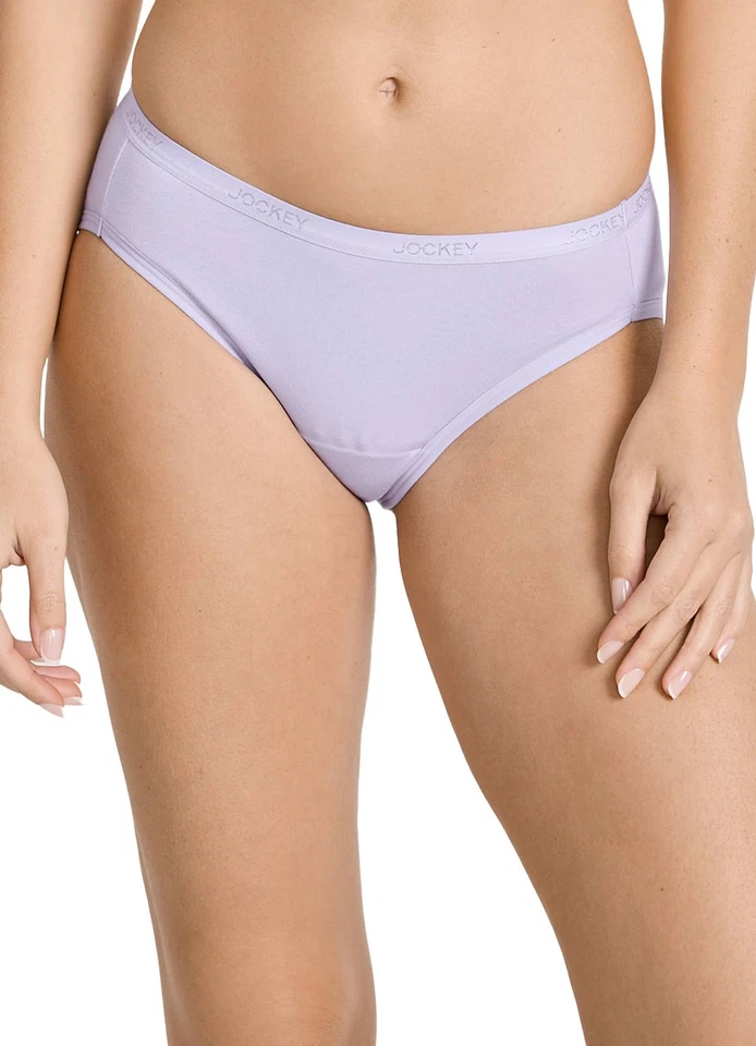 Bikini Jockey para mujer sin preocupaciones de algodón elástico absorción moderada Foto 1 de 1