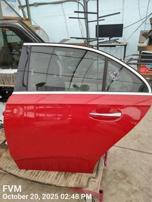 RED LEFT REAR DOOR ASSEMBLY 2019-2022 MERCEDES-BENZ A220 - Image 1 of 4